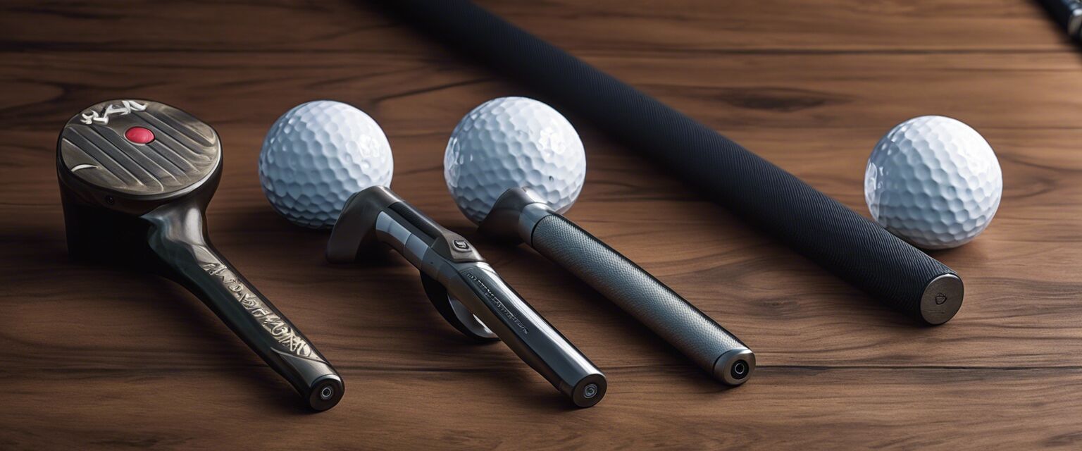 Left-handed putter grips