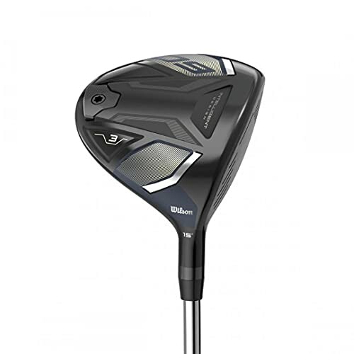 Wilson golf club driver with black and silver design